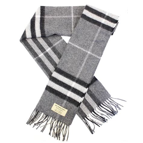 womens grey burberry scarf|burberry check cashmere scarf sale.